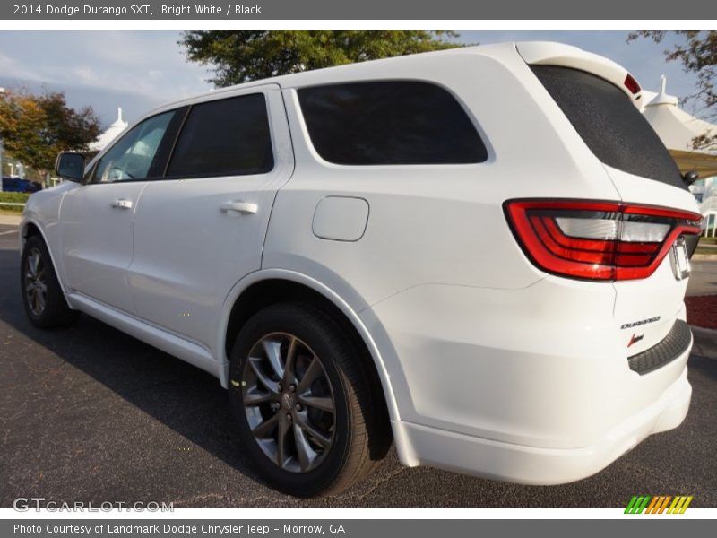 Bright White / Black 2014 Dodge Durango SXT