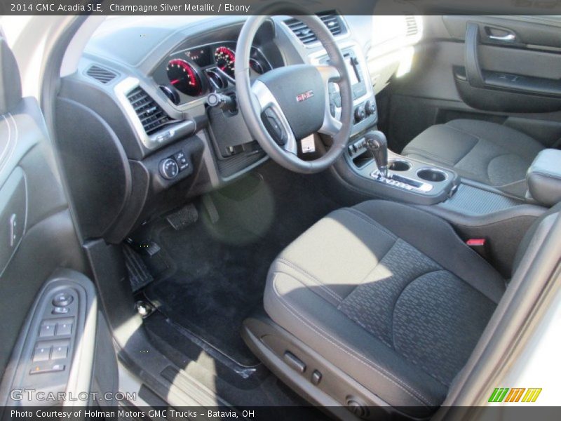 Champagne Silver Metallic / Ebony 2014 GMC Acadia SLE