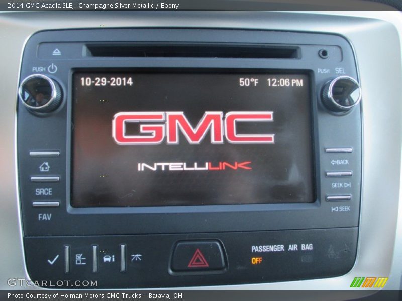 Champagne Silver Metallic / Ebony 2014 GMC Acadia SLE