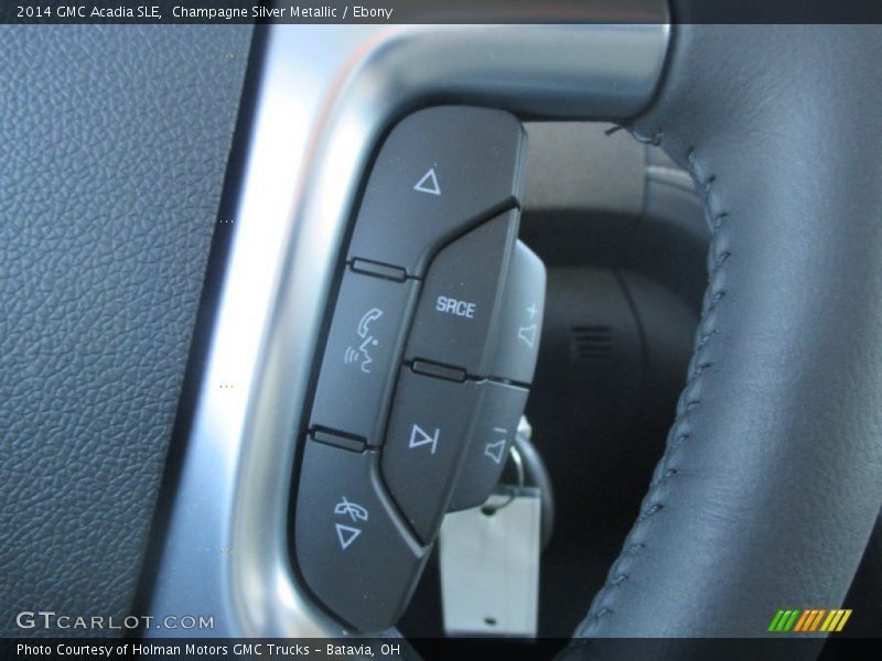 Champagne Silver Metallic / Ebony 2014 GMC Acadia SLE
