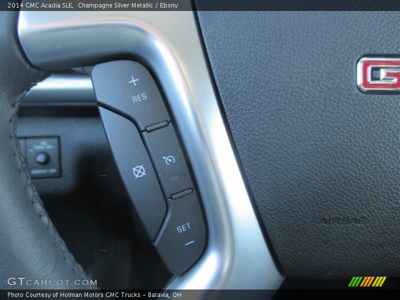 Champagne Silver Metallic / Ebony 2014 GMC Acadia SLE