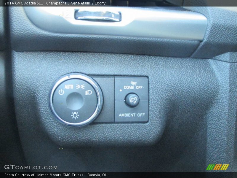 Champagne Silver Metallic / Ebony 2014 GMC Acadia SLE