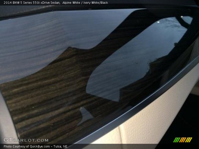 Alpine White / Ivory White/Black 2014 BMW 5 Series 550i xDrive Sedan