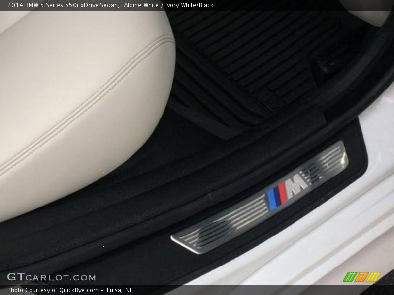 Alpine White / Ivory White/Black 2014 BMW 5 Series 550i xDrive Sedan