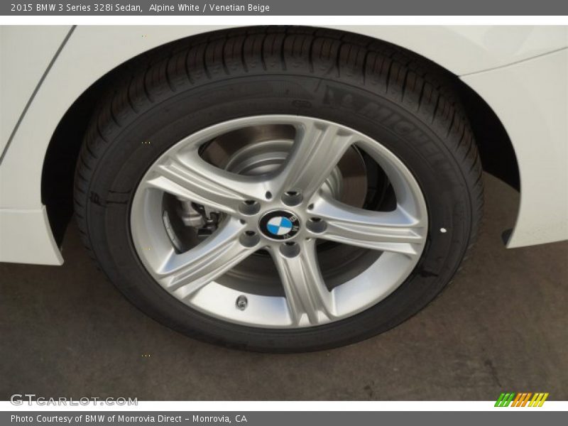 Alpine White / Venetian Beige 2015 BMW 3 Series 328i Sedan