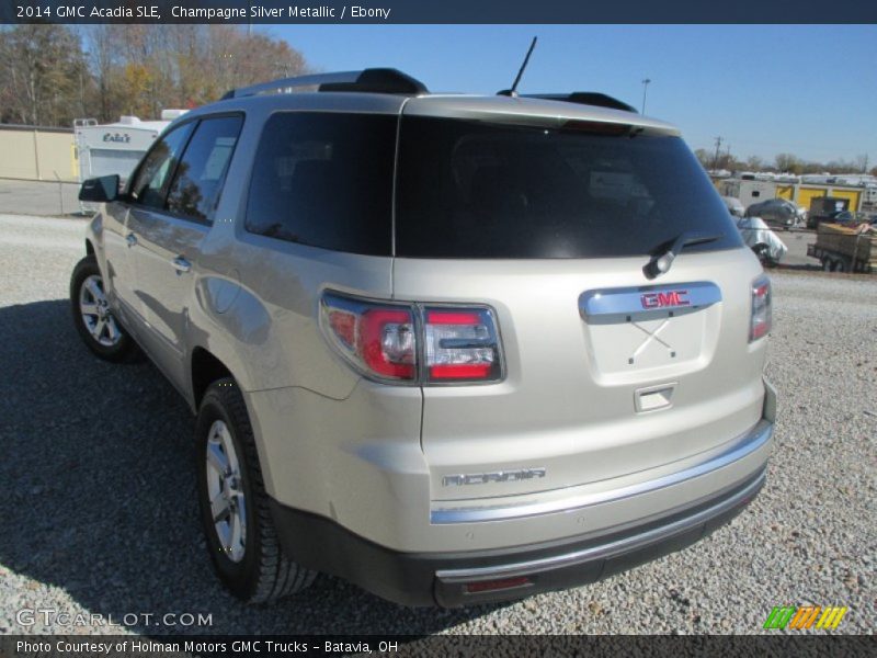 Champagne Silver Metallic / Ebony 2014 GMC Acadia SLE