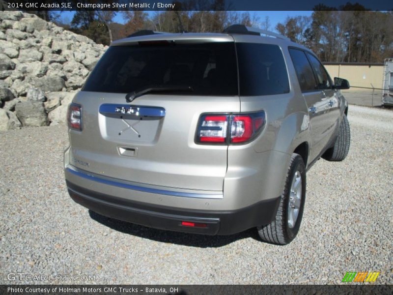 Champagne Silver Metallic / Ebony 2014 GMC Acadia SLE