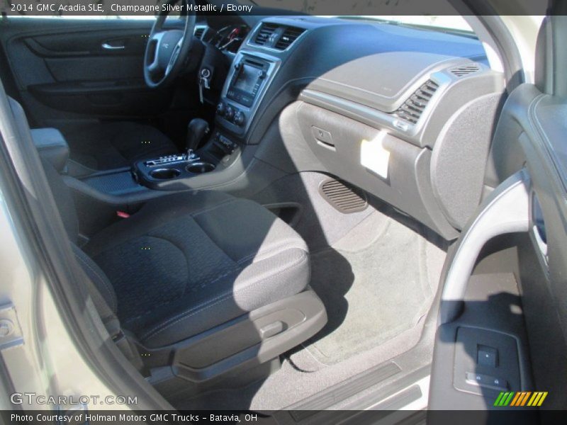 Champagne Silver Metallic / Ebony 2014 GMC Acadia SLE