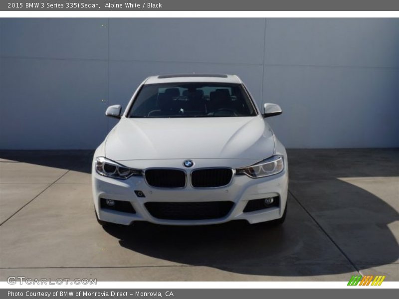 Alpine White / Black 2015 BMW 3 Series 335i Sedan