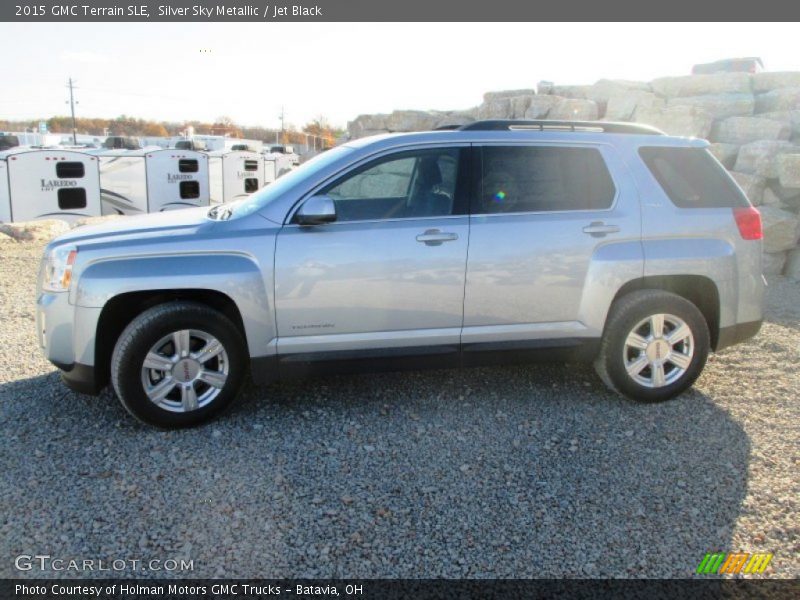 Silver Sky Metallic / Jet Black 2015 GMC Terrain SLE