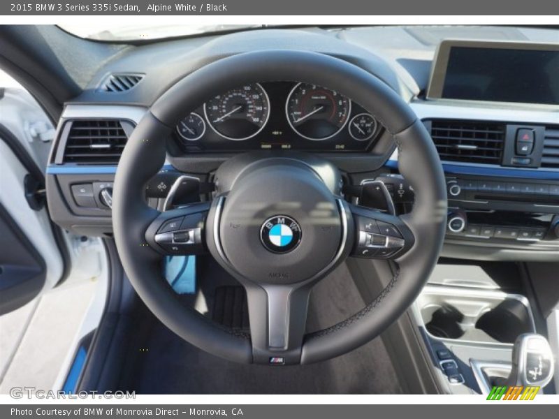 Alpine White / Black 2015 BMW 3 Series 335i Sedan