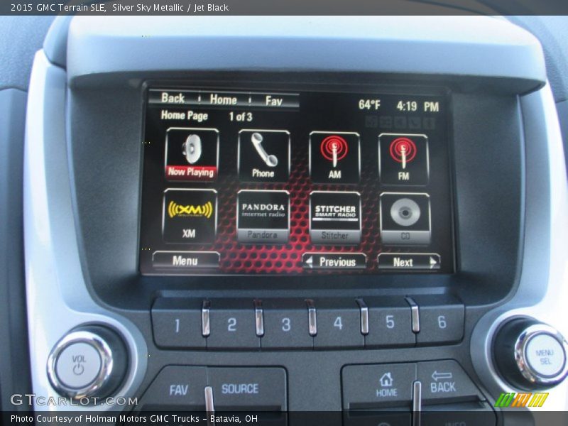 Silver Sky Metallic / Jet Black 2015 GMC Terrain SLE
