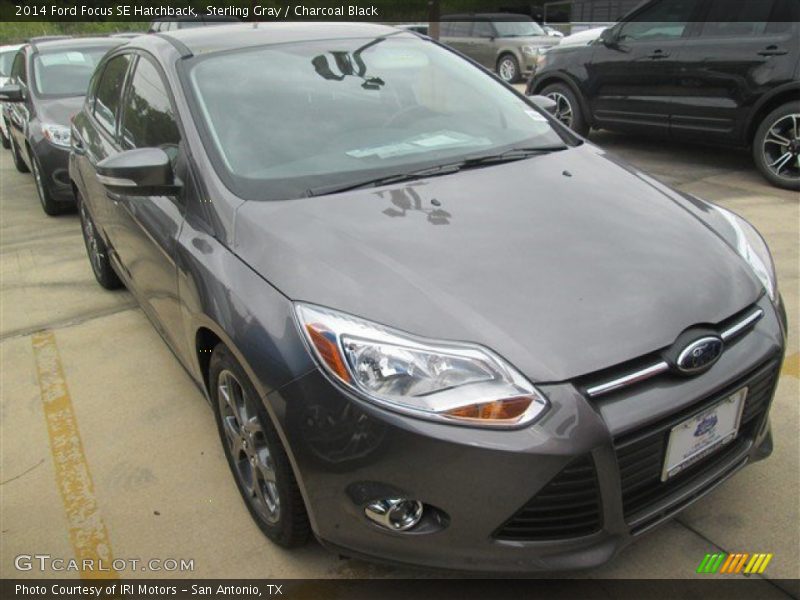 Sterling Gray / Charcoal Black 2014 Ford Focus SE Hatchback