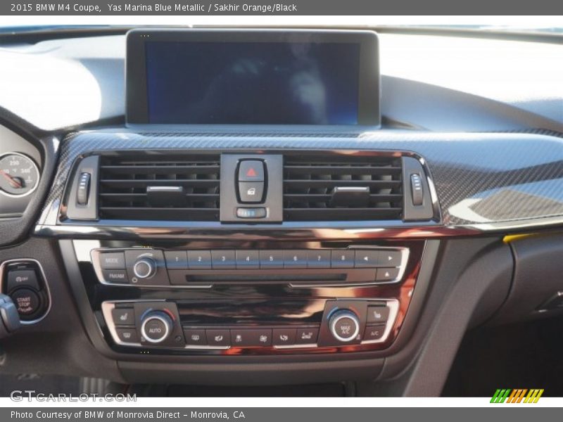 Controls of 2015 M4 Coupe