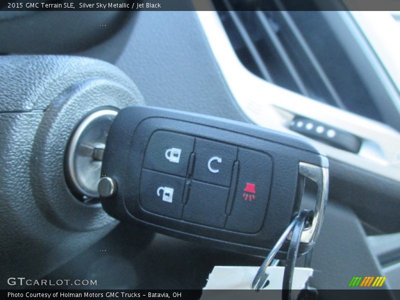 Silver Sky Metallic / Jet Black 2015 GMC Terrain SLE