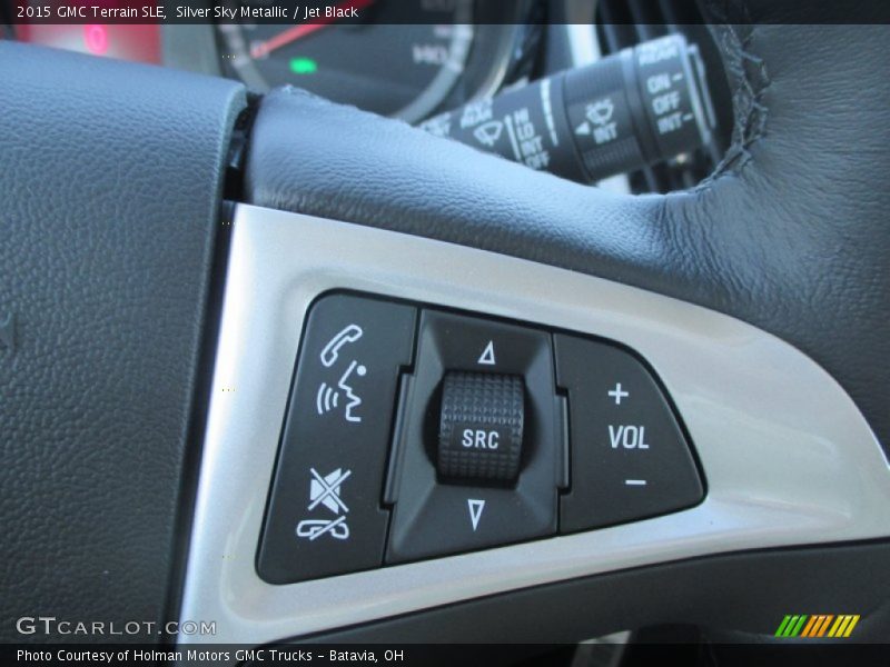 Silver Sky Metallic / Jet Black 2015 GMC Terrain SLE