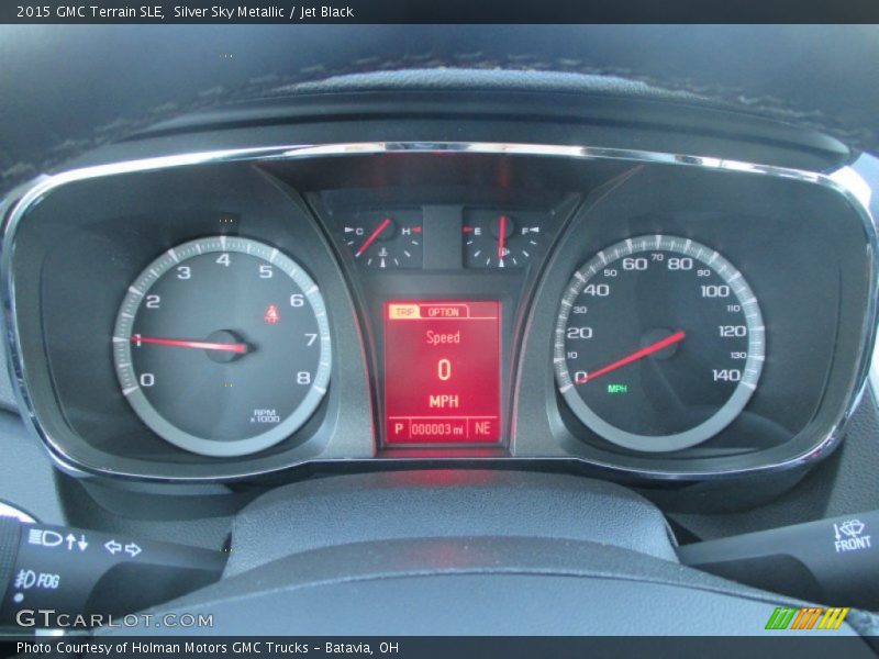 Silver Sky Metallic / Jet Black 2015 GMC Terrain SLE