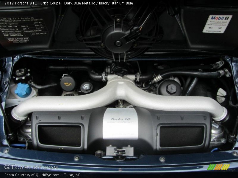  2012 911 Turbo Coupe Engine - 3.8 Liter Twin VTG Turbocharged DFI DOHC 24-Valve VarioCam Plus Flat 6 Cylinder
