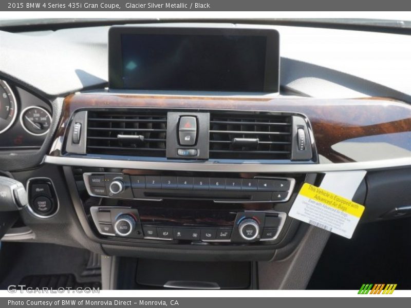 Glacier Silver Metallic / Black 2015 BMW 4 Series 435i Gran Coupe