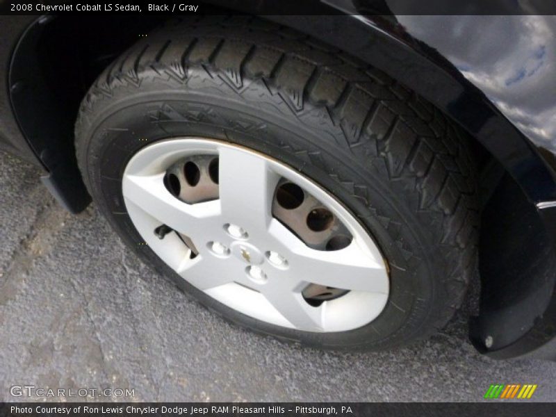 Black / Gray 2008 Chevrolet Cobalt LS Sedan