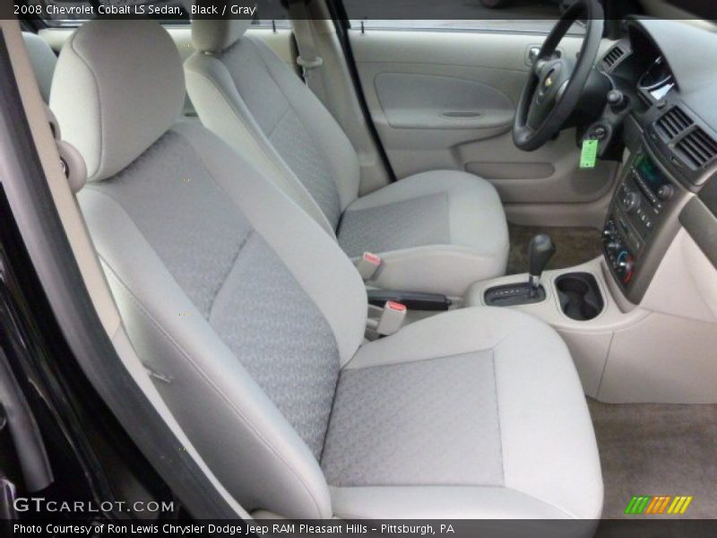Black / Gray 2008 Chevrolet Cobalt LS Sedan