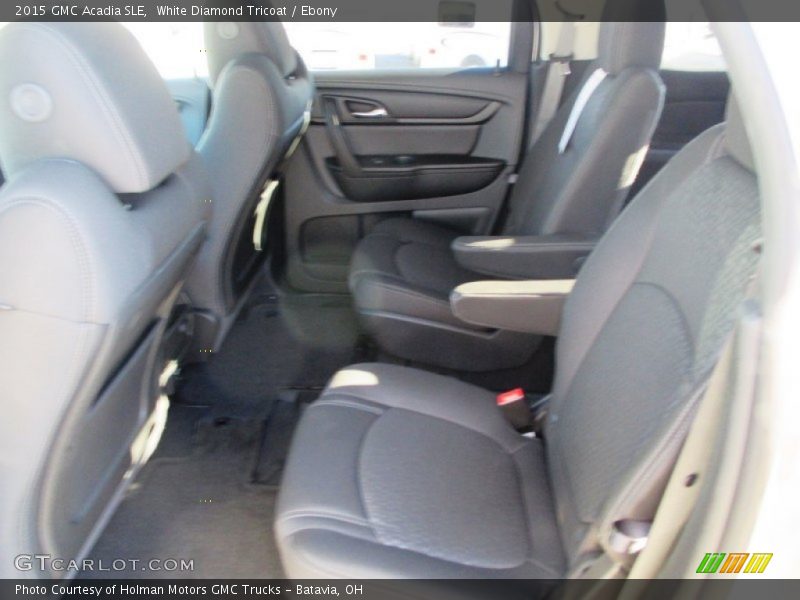 White Diamond Tricoat / Ebony 2015 GMC Acadia SLE