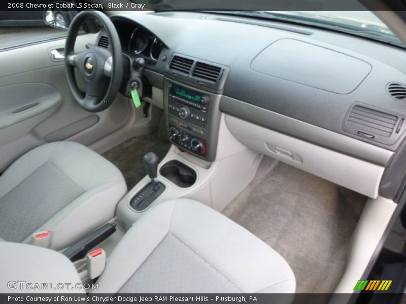 Black / Gray 2008 Chevrolet Cobalt LS Sedan