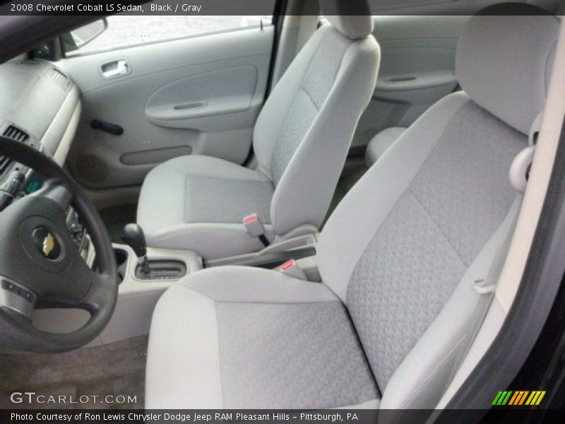 Black / Gray 2008 Chevrolet Cobalt LS Sedan