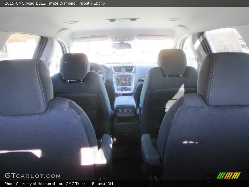 White Diamond Tricoat / Ebony 2015 GMC Acadia SLE