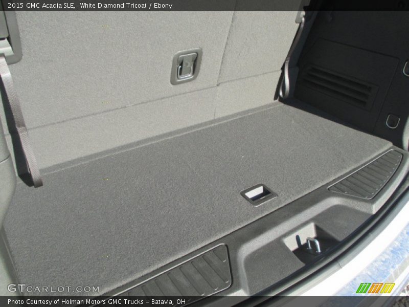 White Diamond Tricoat / Ebony 2015 GMC Acadia SLE