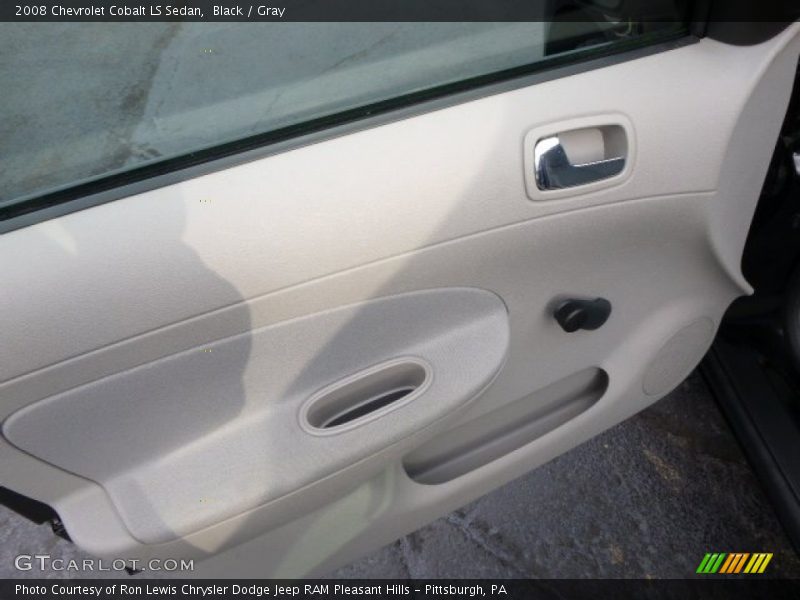 Black / Gray 2008 Chevrolet Cobalt LS Sedan