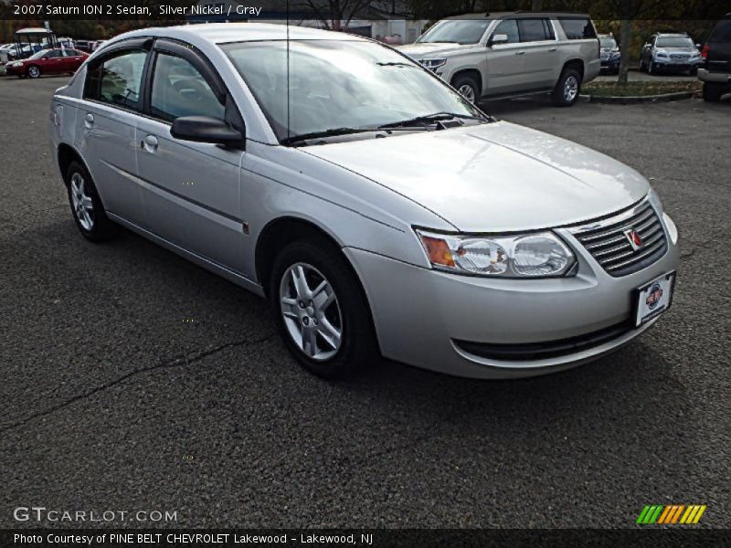 Silver Nickel / Gray 2007 Saturn ION 2 Sedan