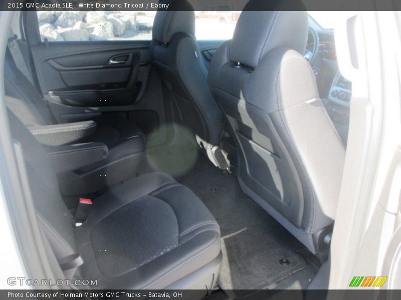 White Diamond Tricoat / Ebony 2015 GMC Acadia SLE