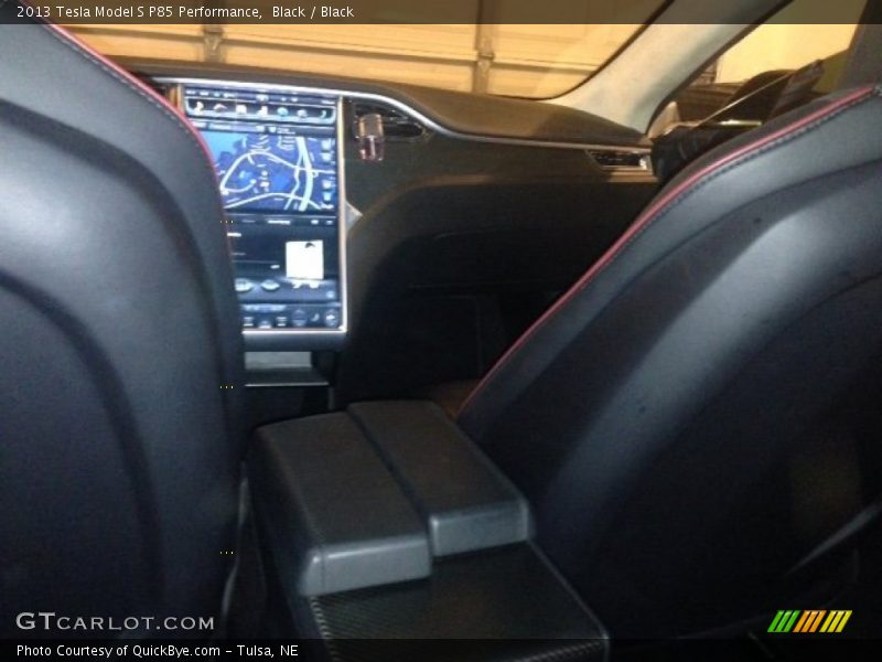 Black / Black 2013 Tesla Model S P85 Performance