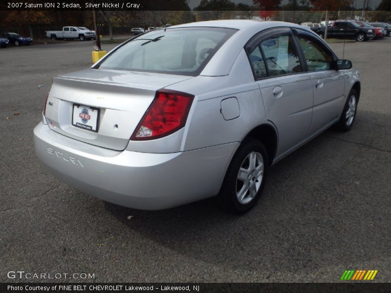 Silver Nickel / Gray 2007 Saturn ION 2 Sedan