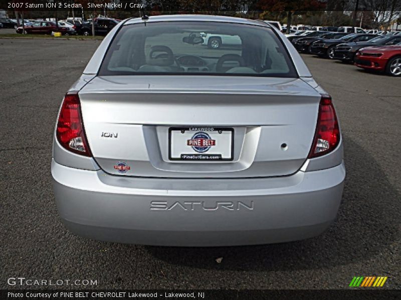 Silver Nickel / Gray 2007 Saturn ION 2 Sedan