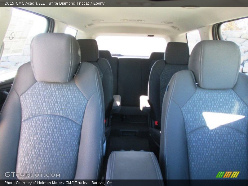 White Diamond Tricoat / Ebony 2015 GMC Acadia SLE