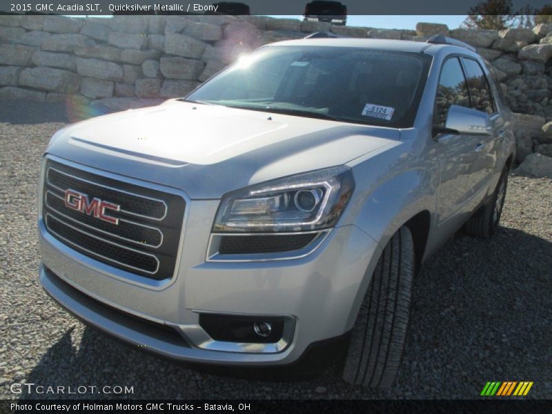 Quicksilver Metallic / Ebony 2015 GMC Acadia SLT