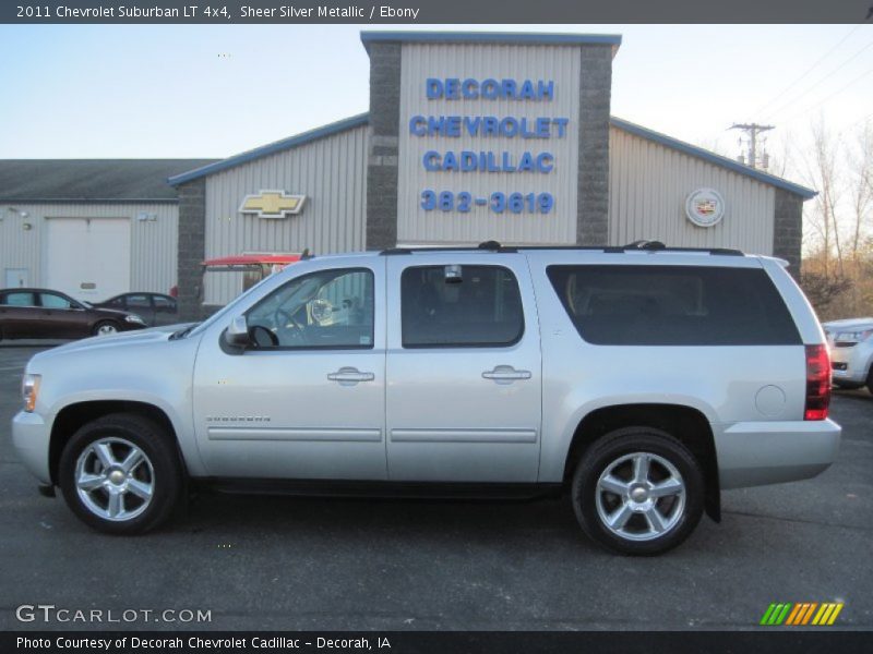 Sheer Silver Metallic / Ebony 2011 Chevrolet Suburban LT 4x4