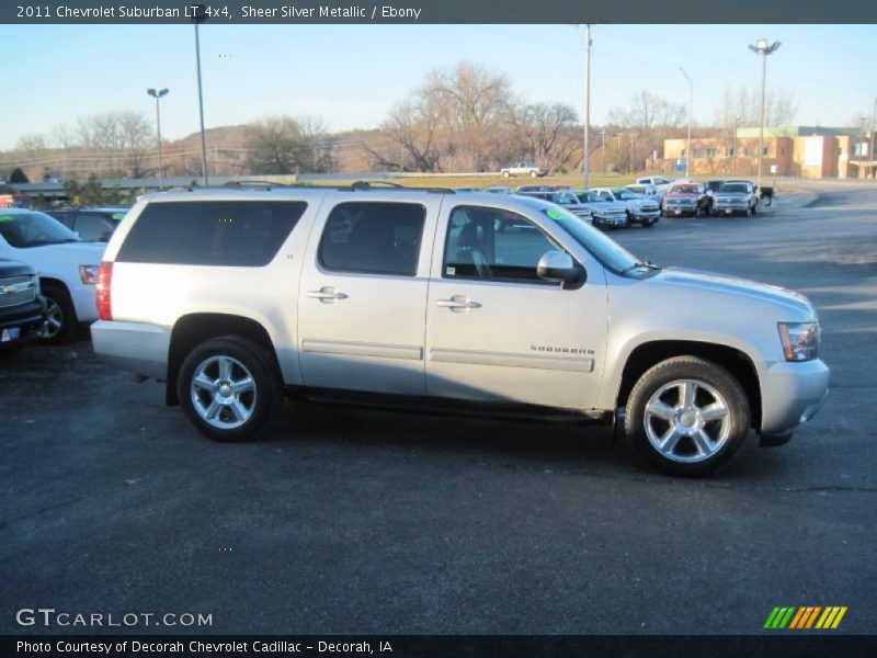 Sheer Silver Metallic / Ebony 2011 Chevrolet Suburban LT 4x4