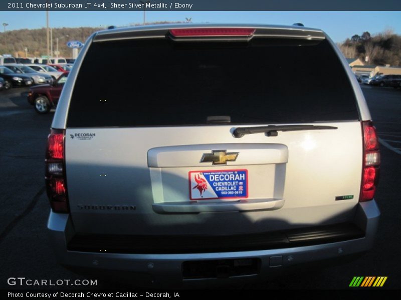 Sheer Silver Metallic / Ebony 2011 Chevrolet Suburban LT 4x4