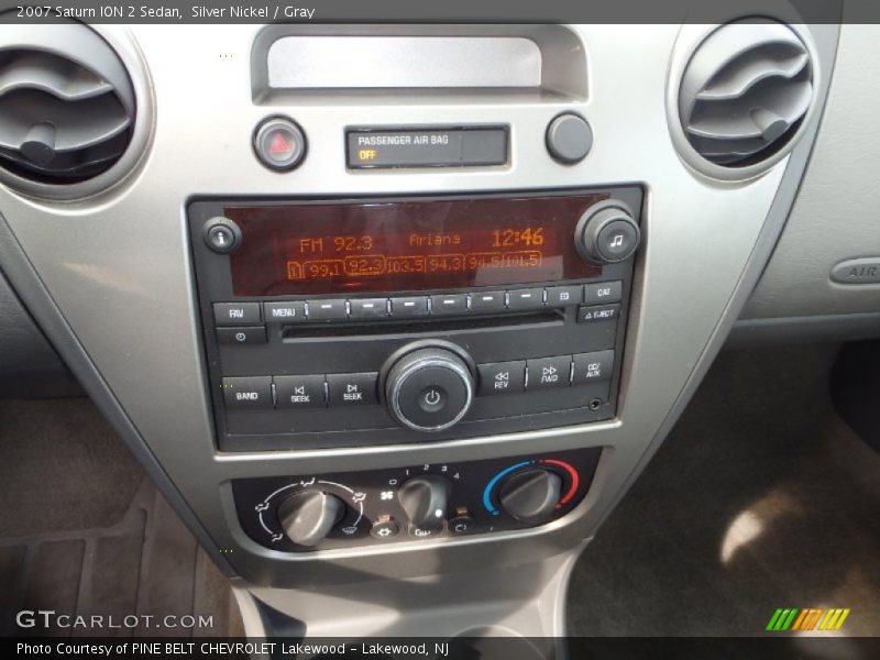 Silver Nickel / Gray 2007 Saturn ION 2 Sedan