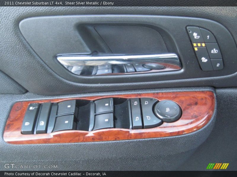 Sheer Silver Metallic / Ebony 2011 Chevrolet Suburban LT 4x4