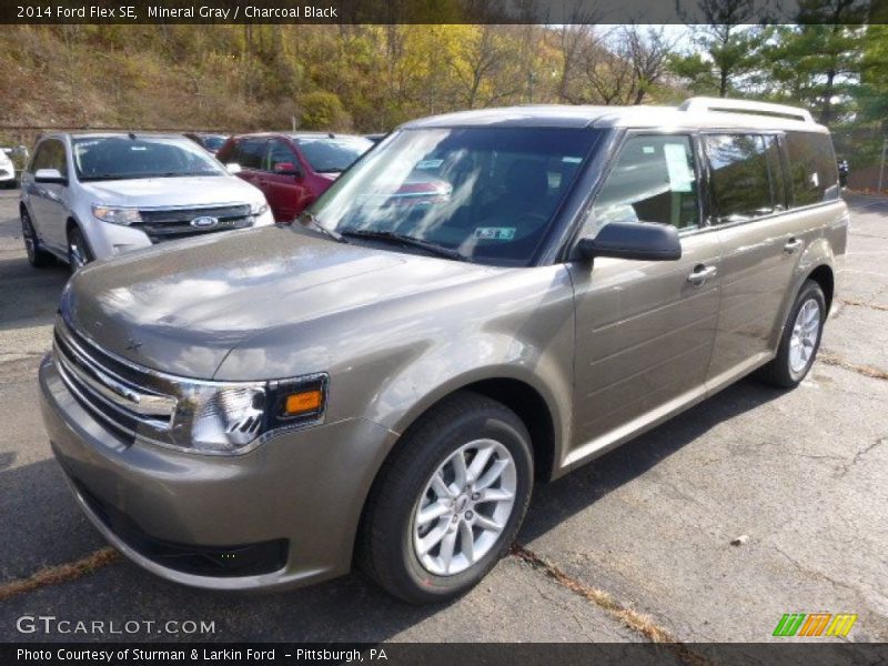 Mineral Gray / Charcoal Black 2014 Ford Flex SE
