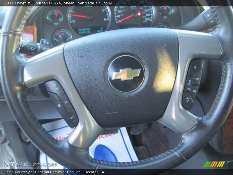 Sheer Silver Metallic / Ebony 2011 Chevrolet Suburban LT 4x4