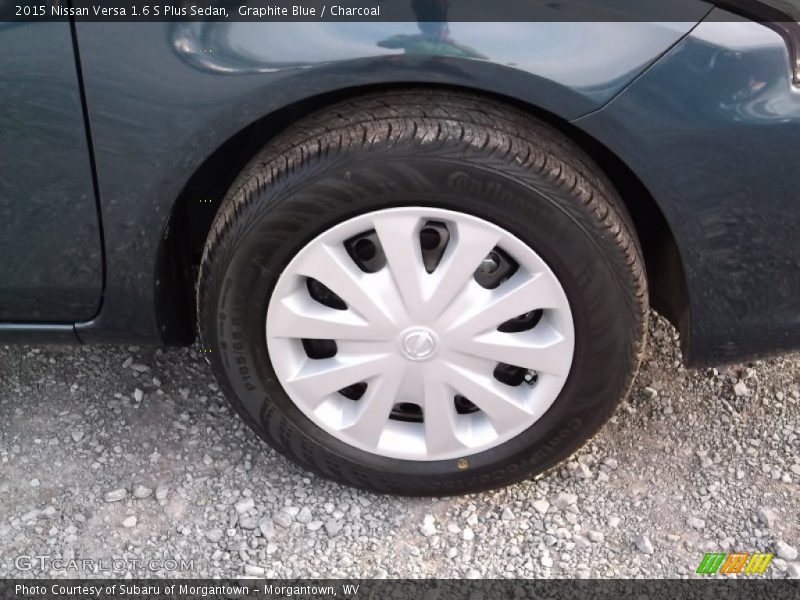 Graphite Blue / Charcoal 2015 Nissan Versa 1.6 S Plus Sedan