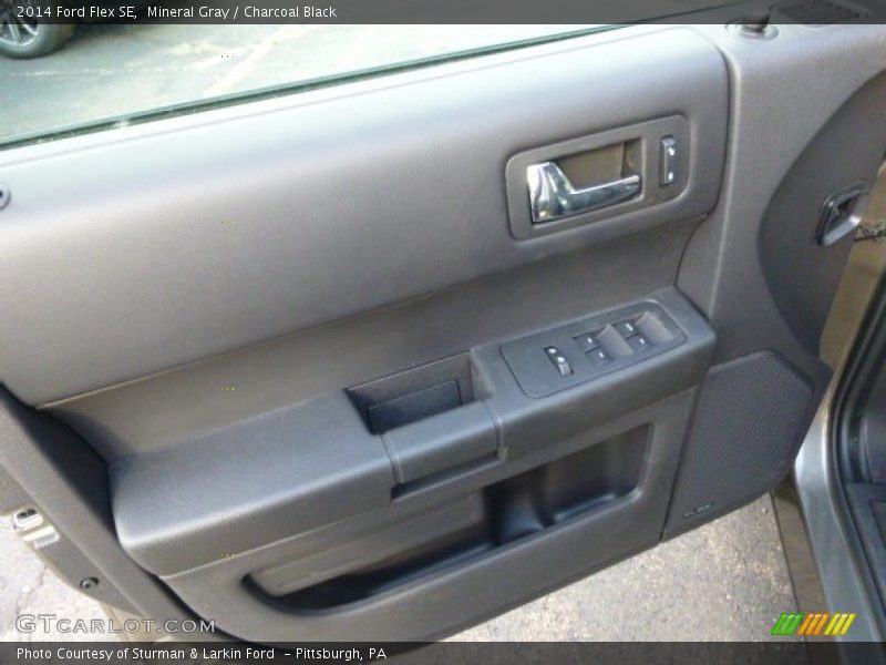 Mineral Gray / Charcoal Black 2014 Ford Flex SE