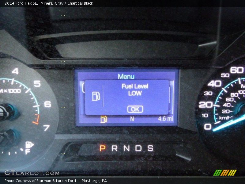 Mineral Gray / Charcoal Black 2014 Ford Flex SE