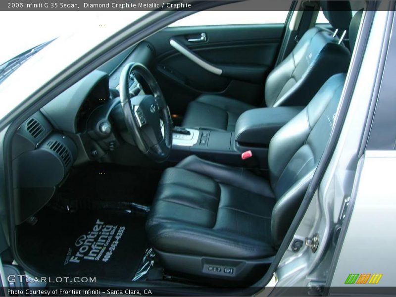 Diamond Graphite Metallic / Graphite 2006 Infiniti G 35 Sedan