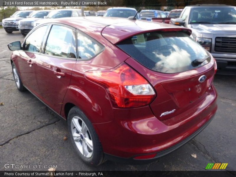 Ruby Red / Charcoal Black 2014 Ford Focus SE Hatchback